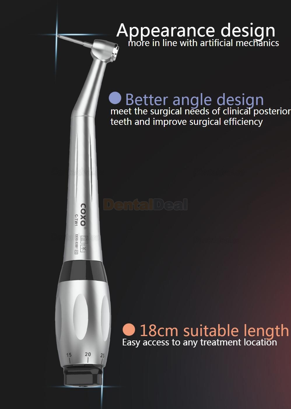 YUSENDENT COXO C-TW1 Dental Universal Implant Torque Wrench Kit